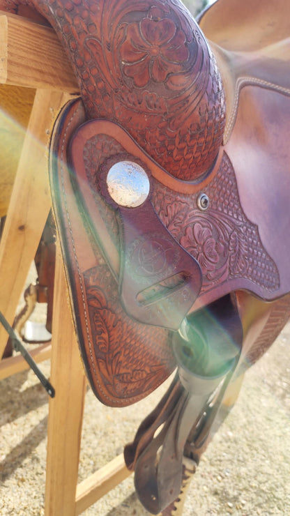 Billy Cook Western Longhorn Saddle – FQH Tree | Model 73379 