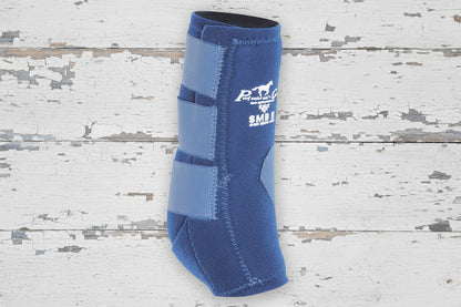 Guêtres Professional’s Choice SMB II bleues roi pour cheval, protection des membres
