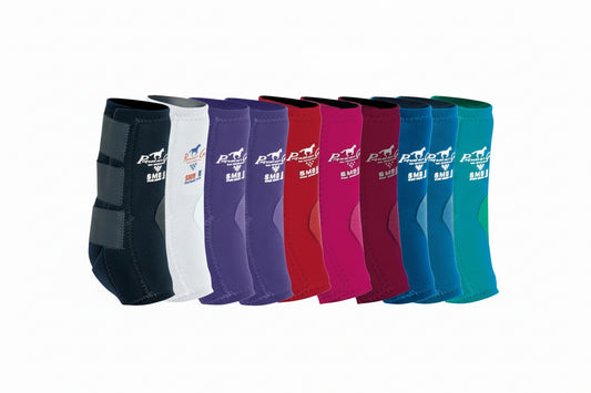 ensemble des couleurs proposées pour les guêtres (leg boots) professional's choice SMB2 
