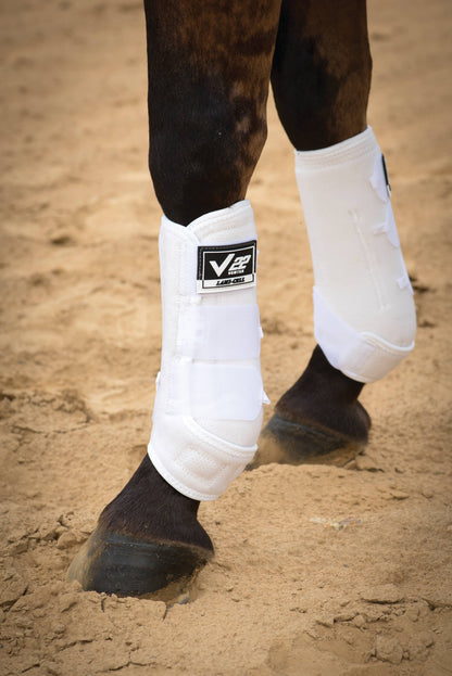 V22 Guetres fermees blanches Lamicell