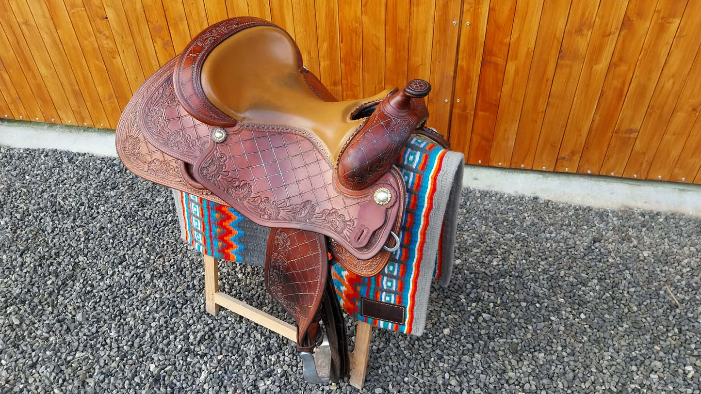 Selle de Reining Archie's – Fabrication Artisanale Made in USA