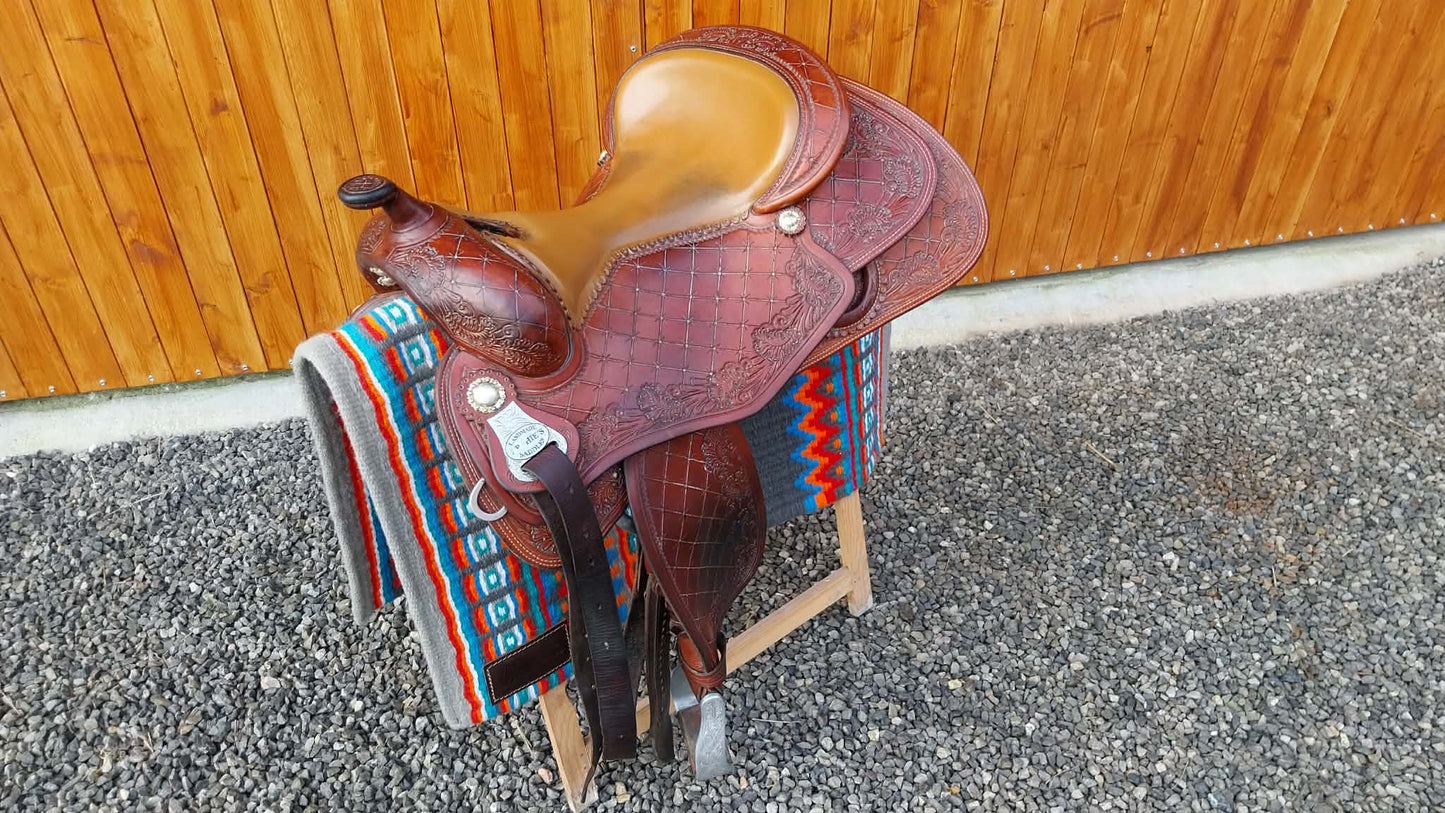 Selle de Reining Archie's – Fabrication Artisanale Made in USA
