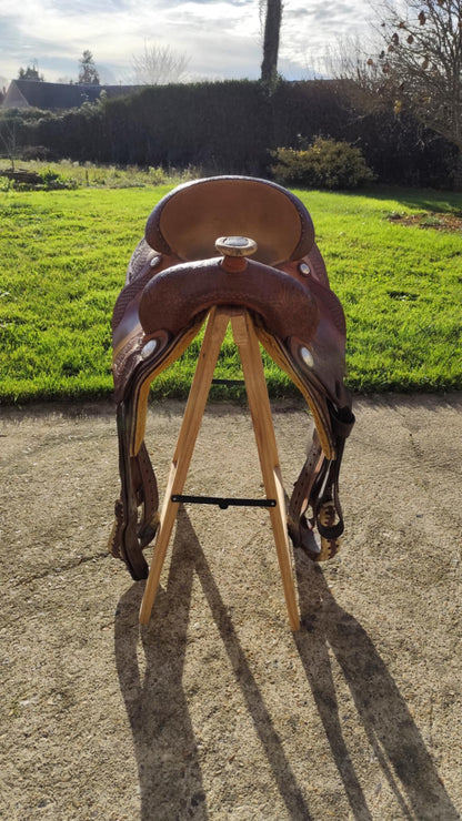 Billy Cook Western Longhorn Saddle – FQH Tree | Model 73379 