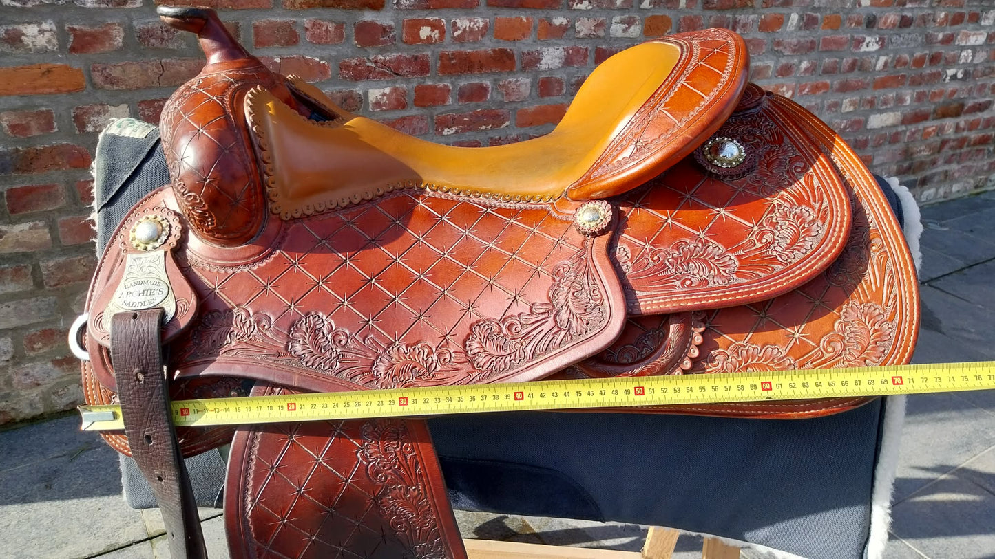 Selle de Reining Archie's – Fabrication Artisanale Made in USA
