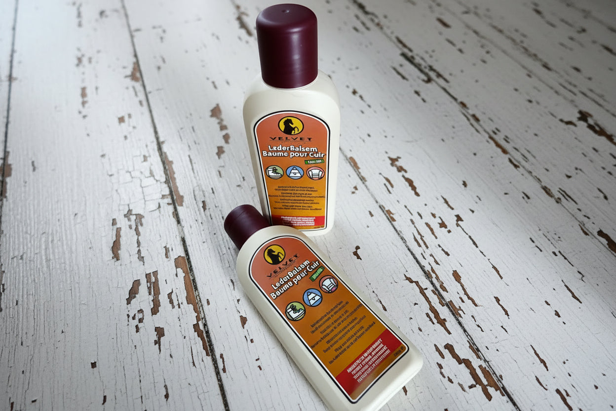 Baume cuir Velvet pour entretien de la sellerie et des équipements en cuir