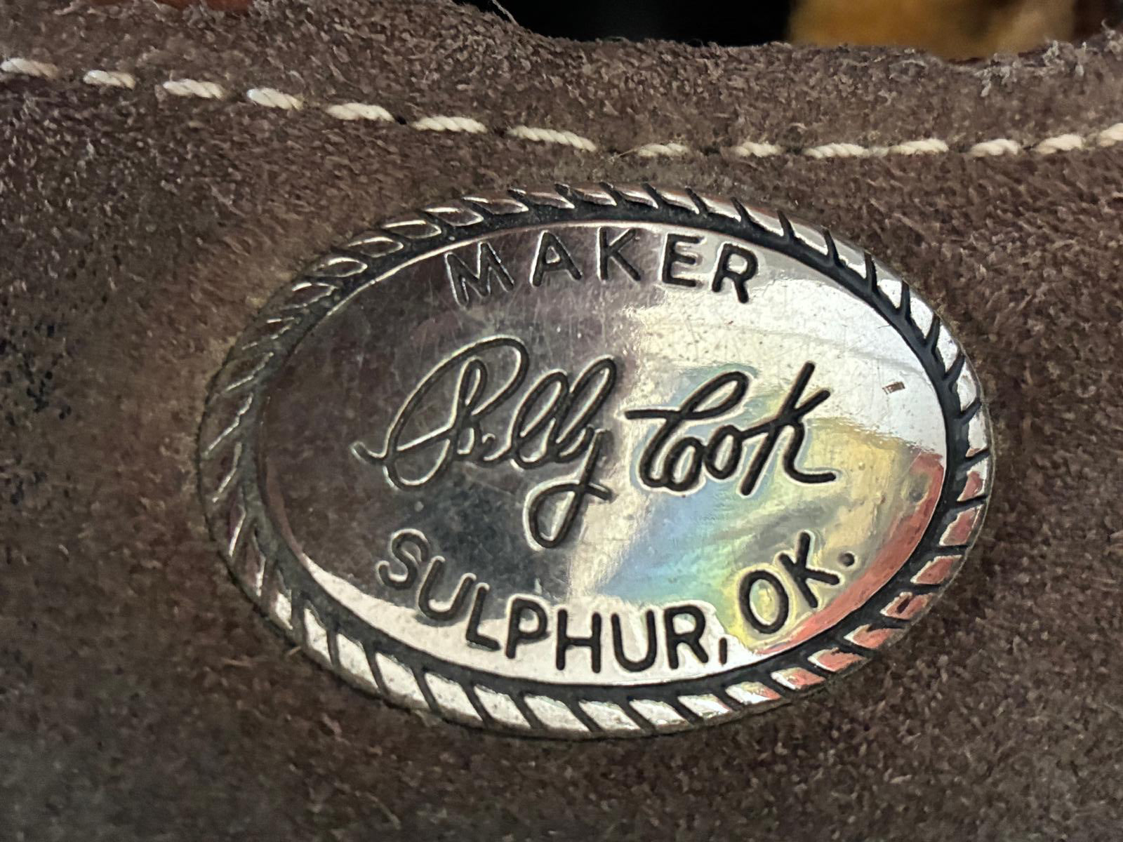 logo billy cook pour selle de show 