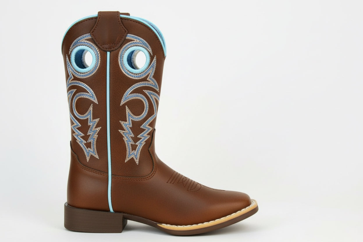 bottes western enfants twisted X Hudson de profil 