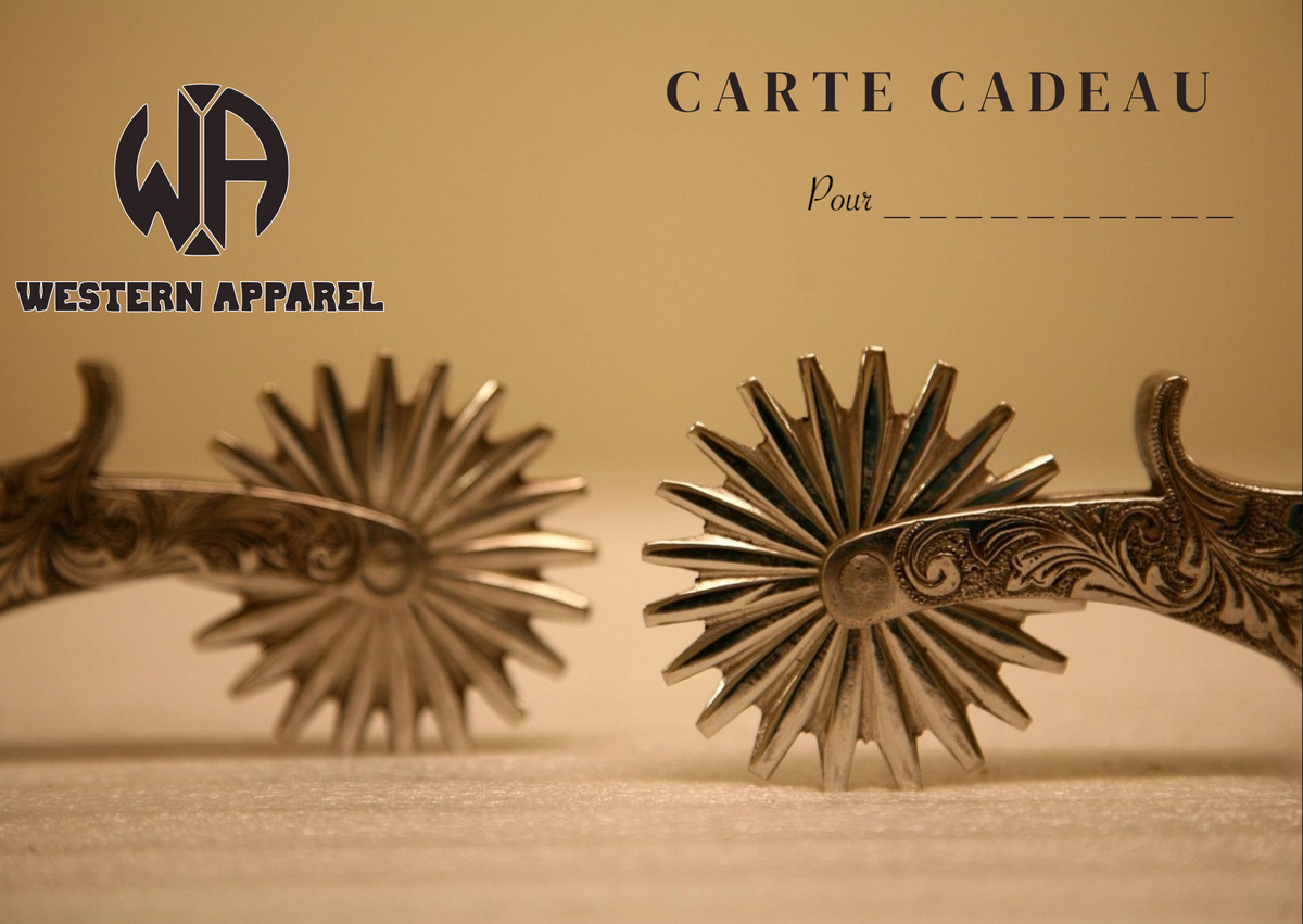 Carte Cadeau Western Apparel – Offrez le Meilleur de la Sellerie Western