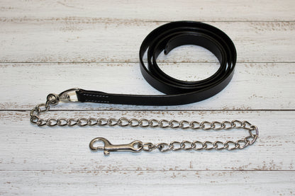 Chaînette de licol show western Dark Oil pour cheval, finition acier
