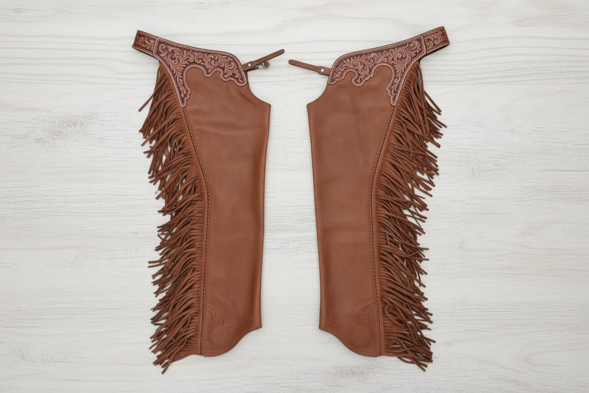Chaps Western en Cuir sur Mesure – Fabrication Artisanale - Western Apparel
