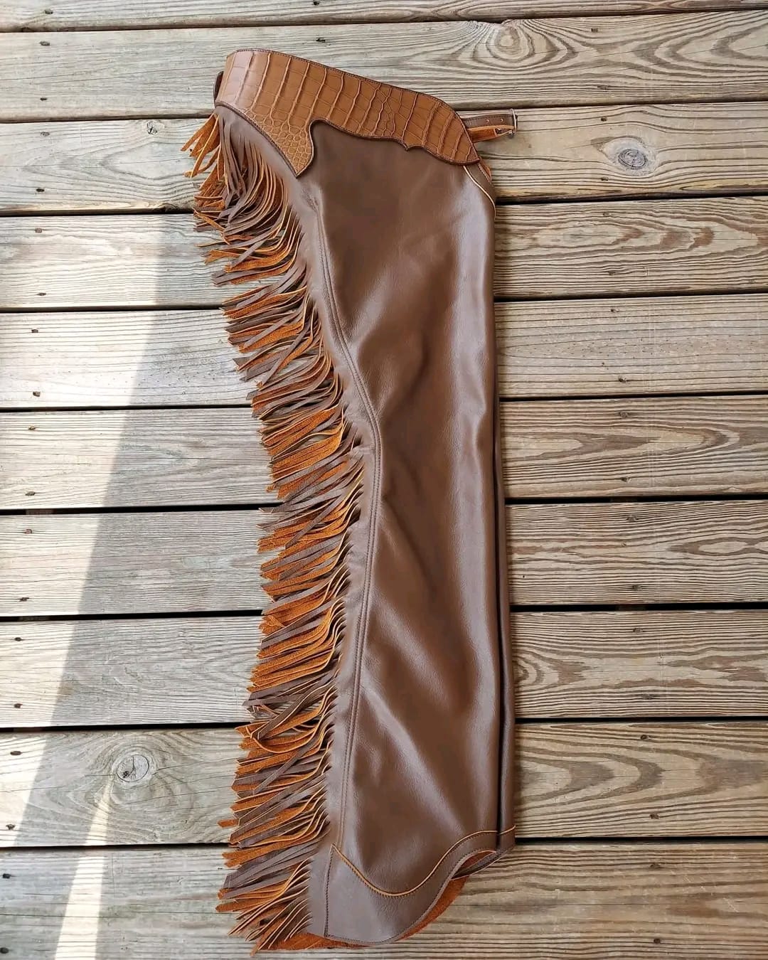 Custom-Made Leather Western Chaps – Handcrafted