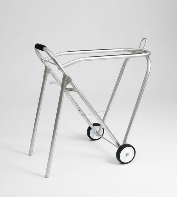 Chariot porte-selle western pliable en aluminium pour le transport des selles western