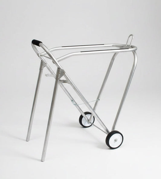 Chariot porte-selle western pliable en aluminium pour le transport des selles western