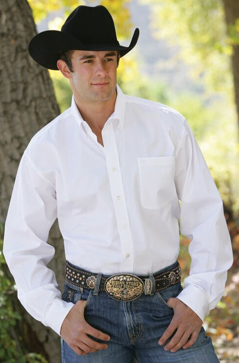 Chemise western homme CINCH en coton blanche