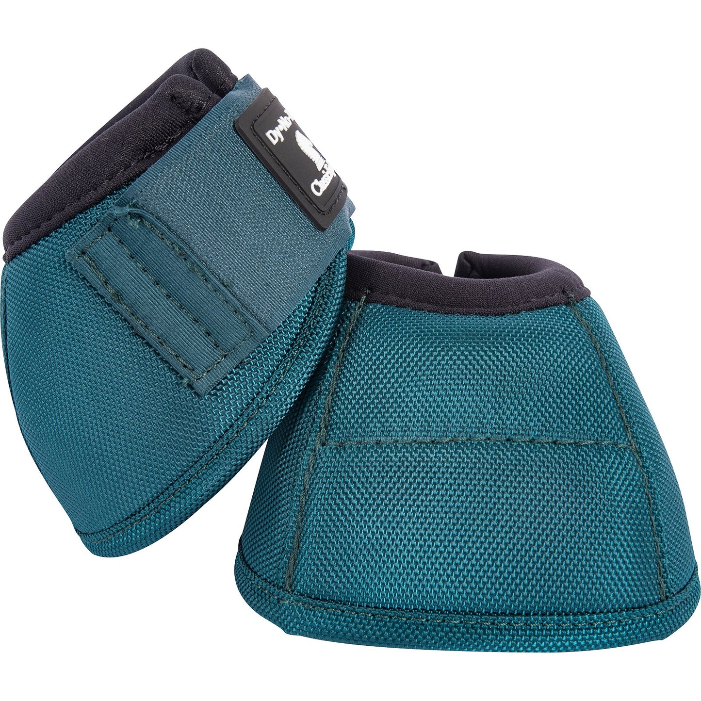 Cloches western Classic Equine DynoTurn dragonfly green pour la protection des sabots du cheval
