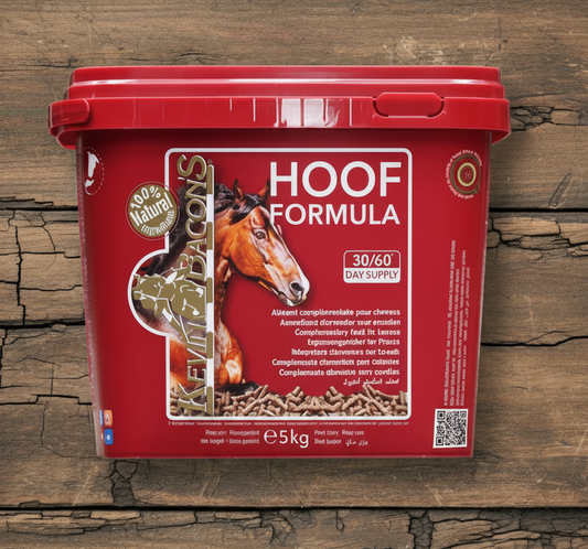 Complément alimentaire Kevin Bacon’s Hoof Formula en granulés pour la santé du sabot du cheval
