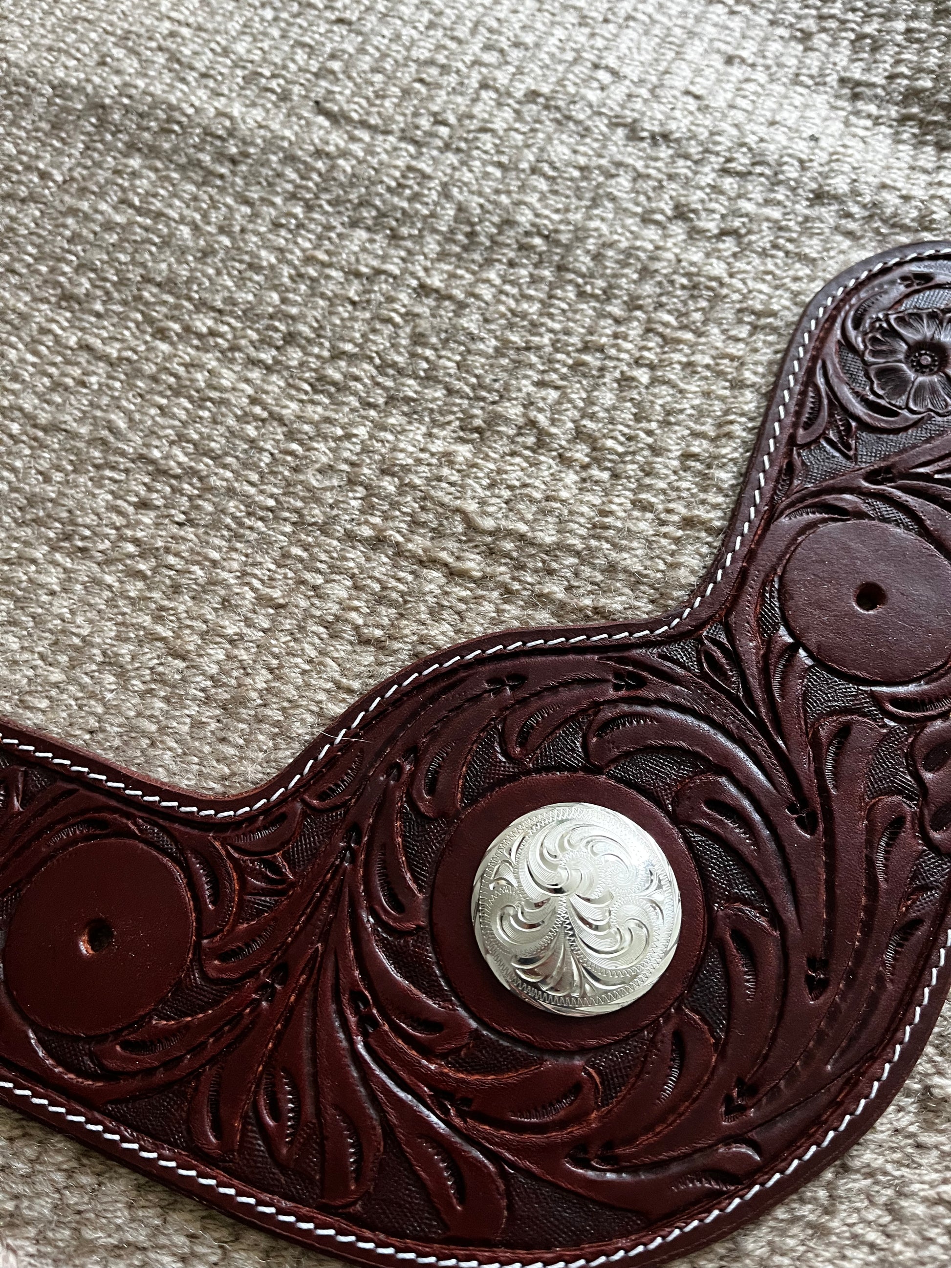 concho western argent fixation vis chicago selle western
