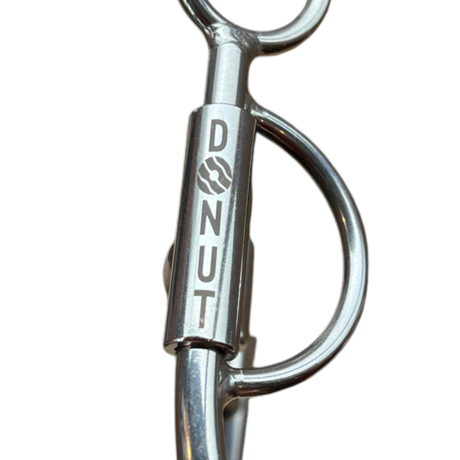 Mors western Correctional Donut Bits and Spurs avec branches inox de 20 cm