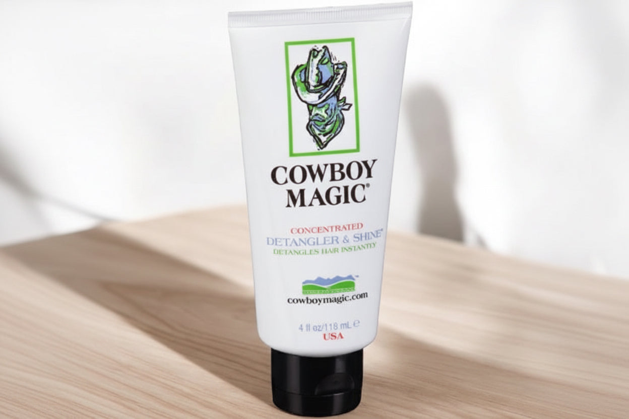 Cowboy Magic Detangler & Shine, démêlant et spray brillance pour crinière, queue et robe du cheval