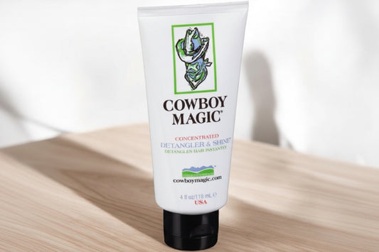 Cowboy Magic Detangler & Shine, démêlant et spray brillance pour crinière, queue et robe du cheval