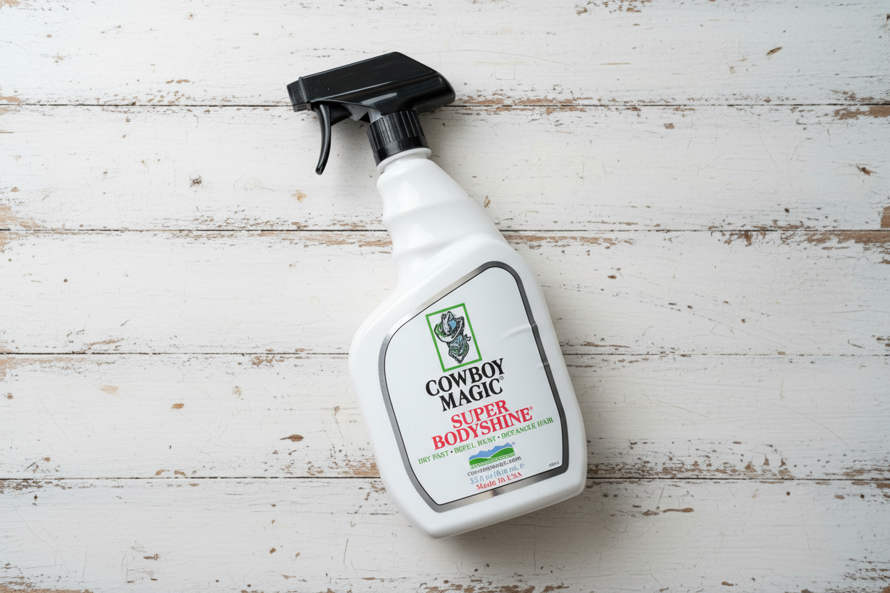 Cowboy Magic Super BodyShine 946 ml, spray brillance et soin pour la robe du cheval