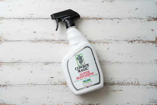 Cowboy Magic Super BodyShine 946 ml, spray brillance et soin pour la robe du cheval
