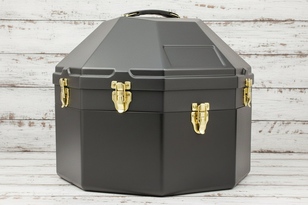Double boîte à chapeau western pour protection et transport sécurisé