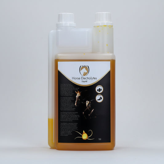 Excellent Chevaux Electrolytes Liquid 1 litre, complément liquide en électrolytes pour la réhydratation et la récupération du cheval après l'effort