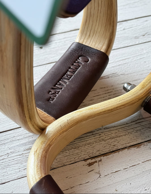 Étriers western haut de gamme bois laqué confort et stabilité
