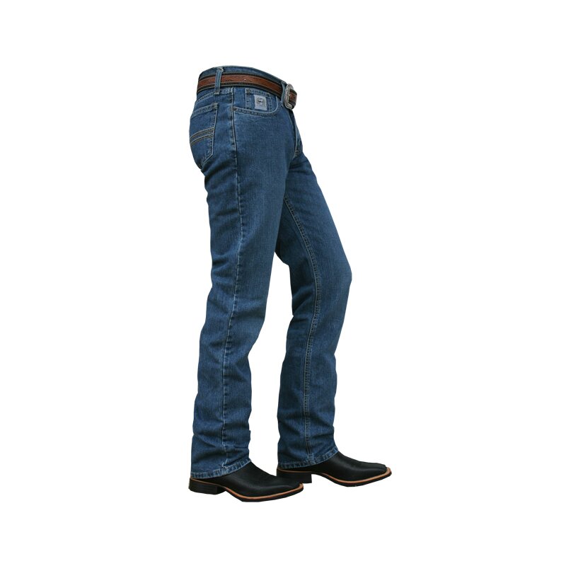 Jean homme Cinch Silver Label, coupe western pour équitation et usage quotidien
