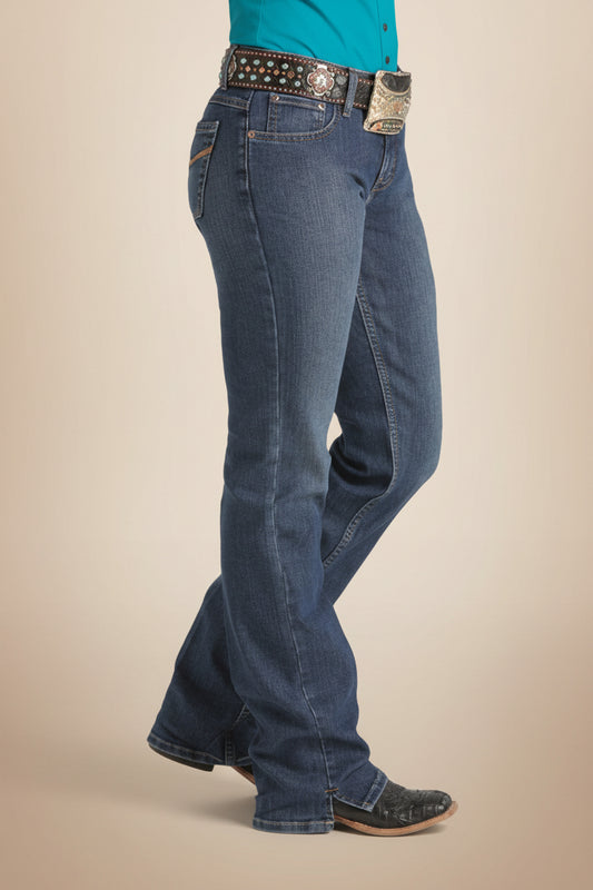 Jean femme Cinch Kylie, coupe western confortable pour équitation et usage quotidien
