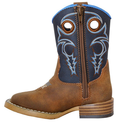 Botte Western Twisted X enfants avec fermeture éclair
