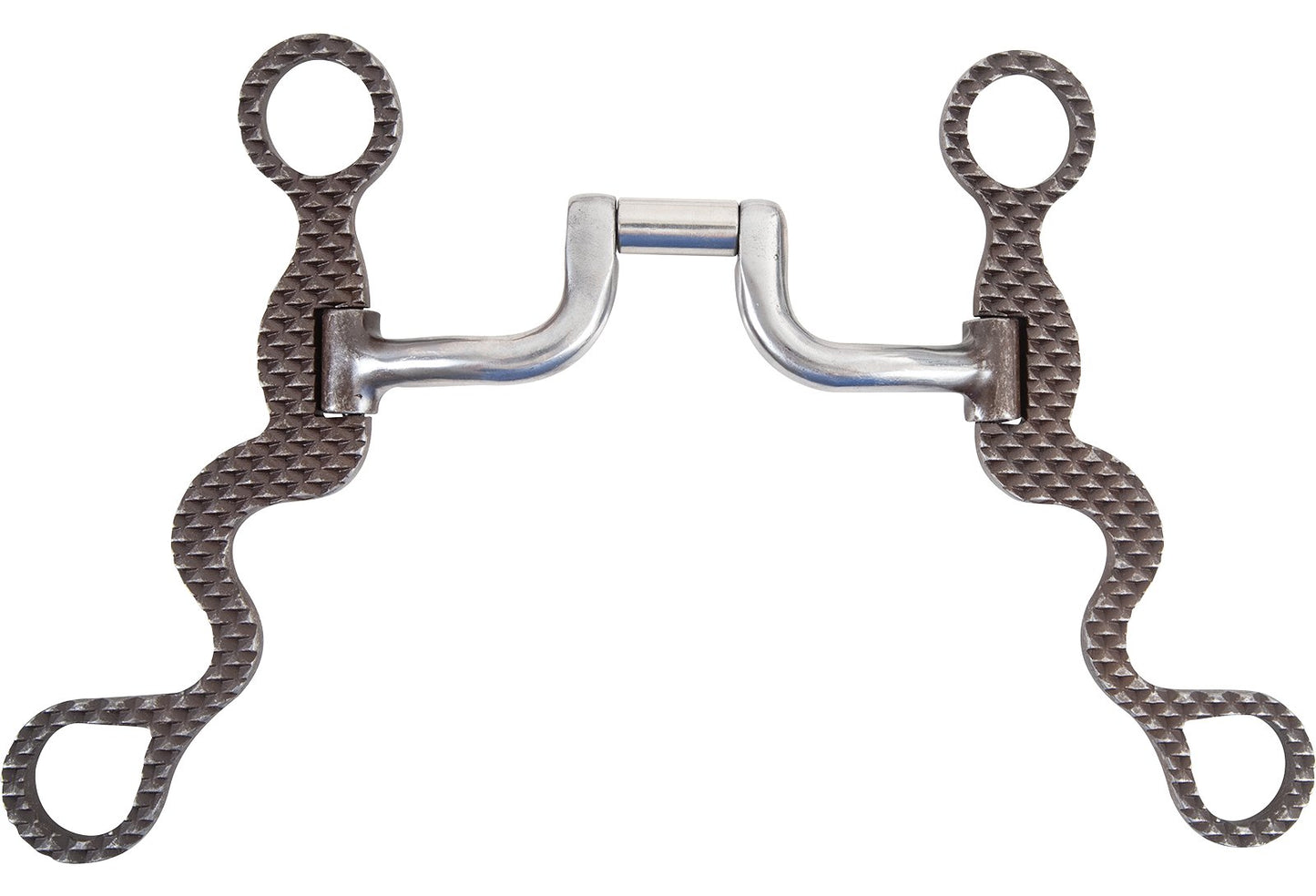 Mors Classic Equine Square Hinge Port Calvary Shank 8 pouces à charnière pour cheval de performance western