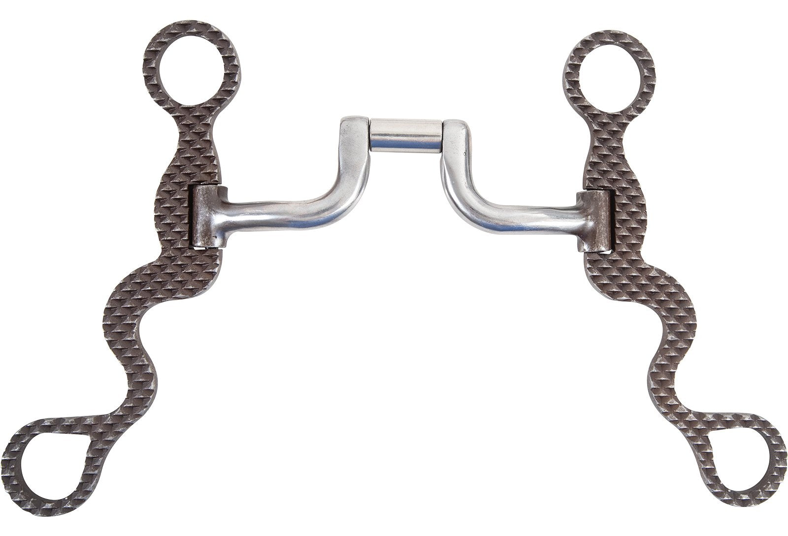 Mors Classic Equine Square Hinge Port Calvary Shank 8 pouces à charnière pour cheval de performance western