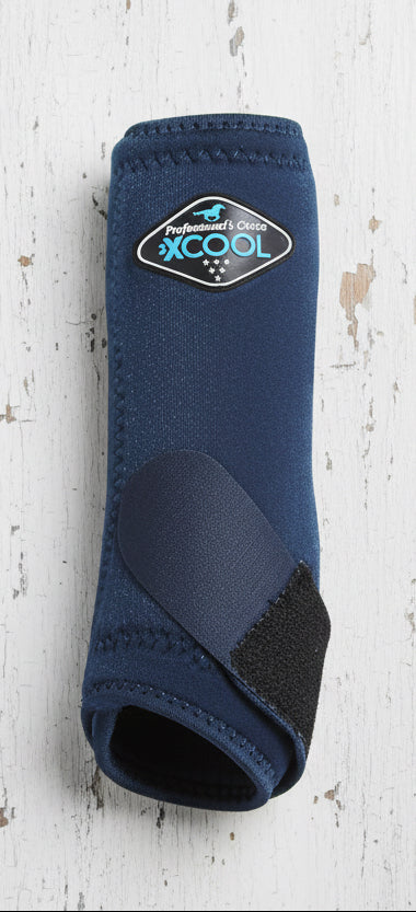 Guêtres western 2X Cool Professionals Choice haute performance bleues navy
