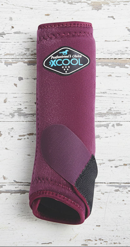 Guêtres western 2X Cool Professionals Choice haute performance bordeaux
