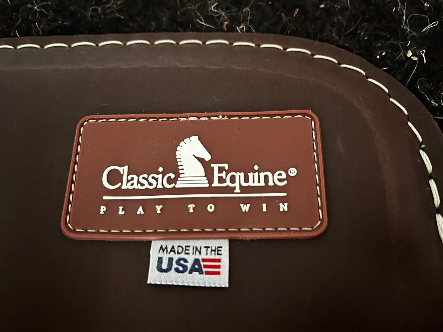 Tapis de selle western Classic Equine ESP feutre 1", confort durable et protection du dos du cheva