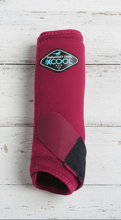 Guêtres western 2X Cool Professionals Choice haute performance rouge crimson
