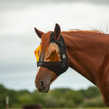 Masque Xpert Equine® REM (Restoration Equine Mask) – Protection UV et lumière bleue pour chevaux