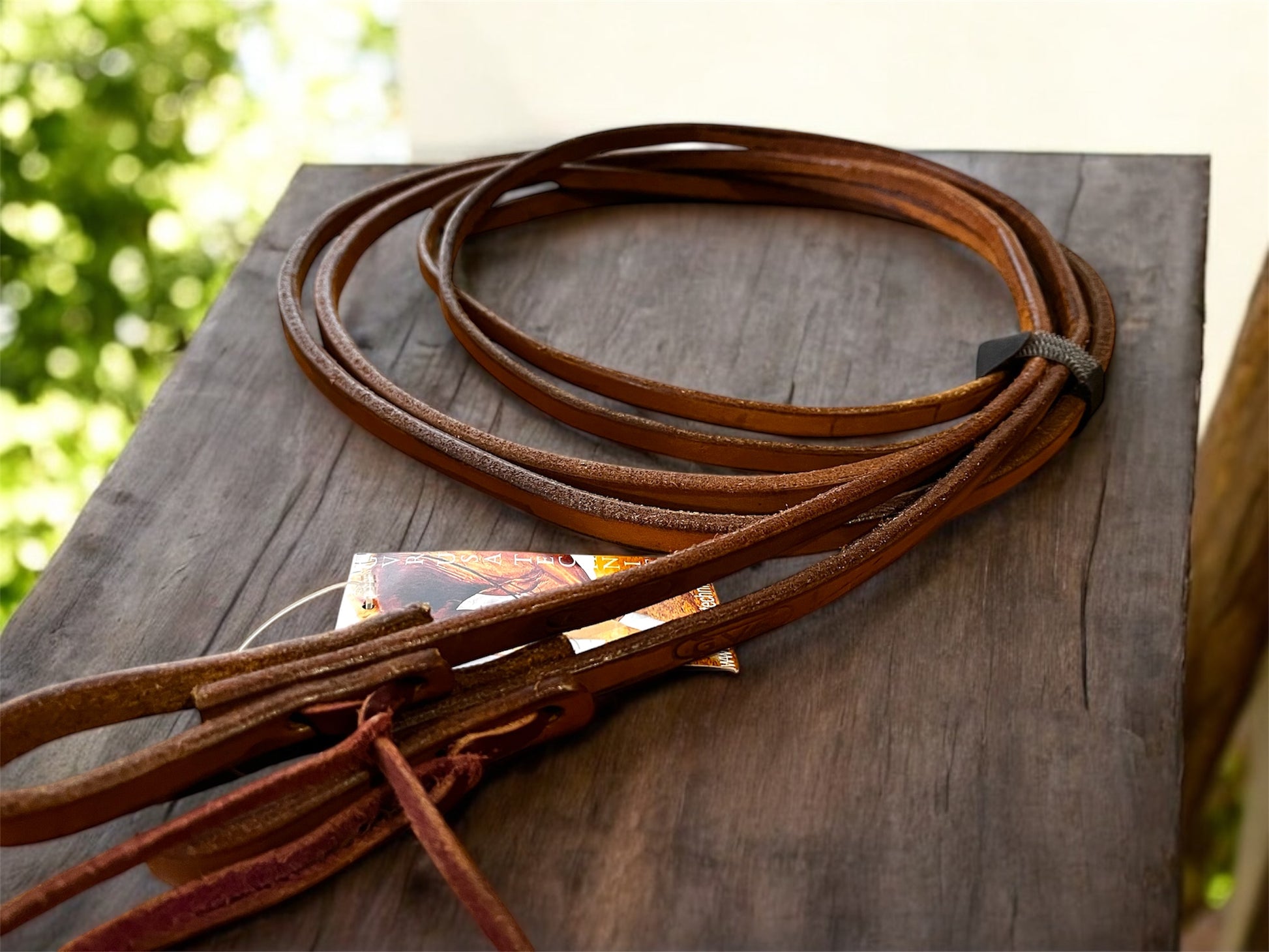 Rênes ouvertes western 1 cm fines et précises