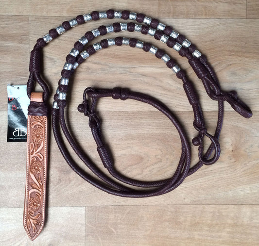 Romals Western Professionnels en Rawhide – Cherry & Argent