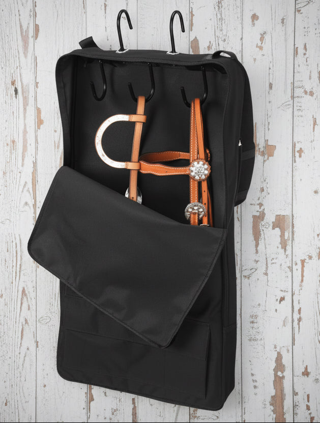 Sac à brides et licols de show Deluxe pour transport sécurisé du matériel western