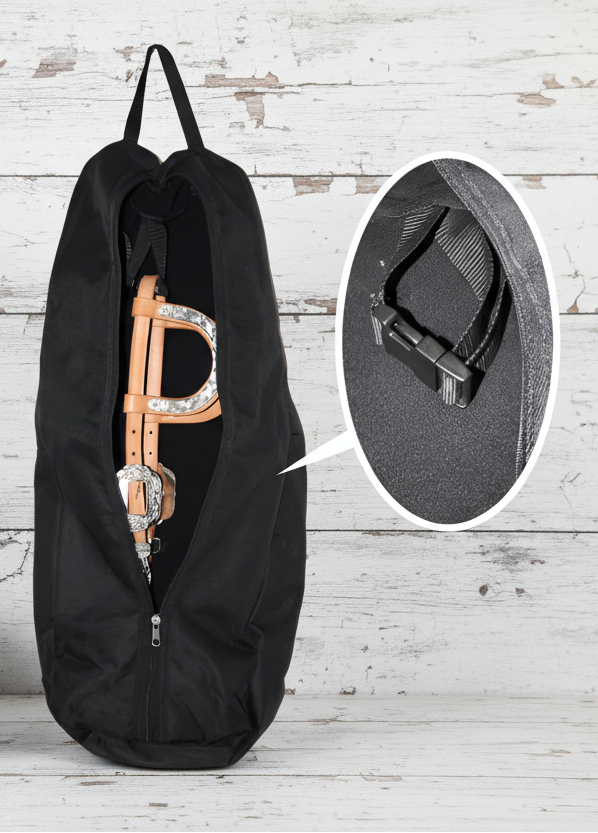 Sac à bride et licol de show pour cheval, transport et protection élégants