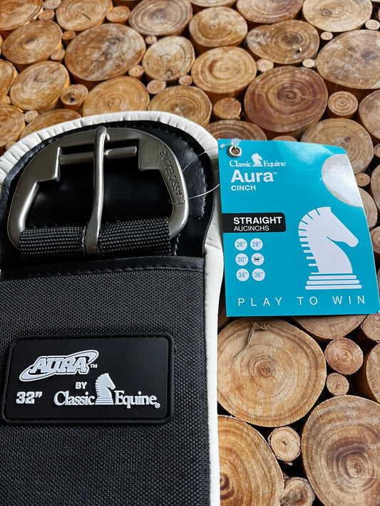 Sangle Classic Equine Aura Flow, design ergonomique et confort optimal pour cheval et cavalier