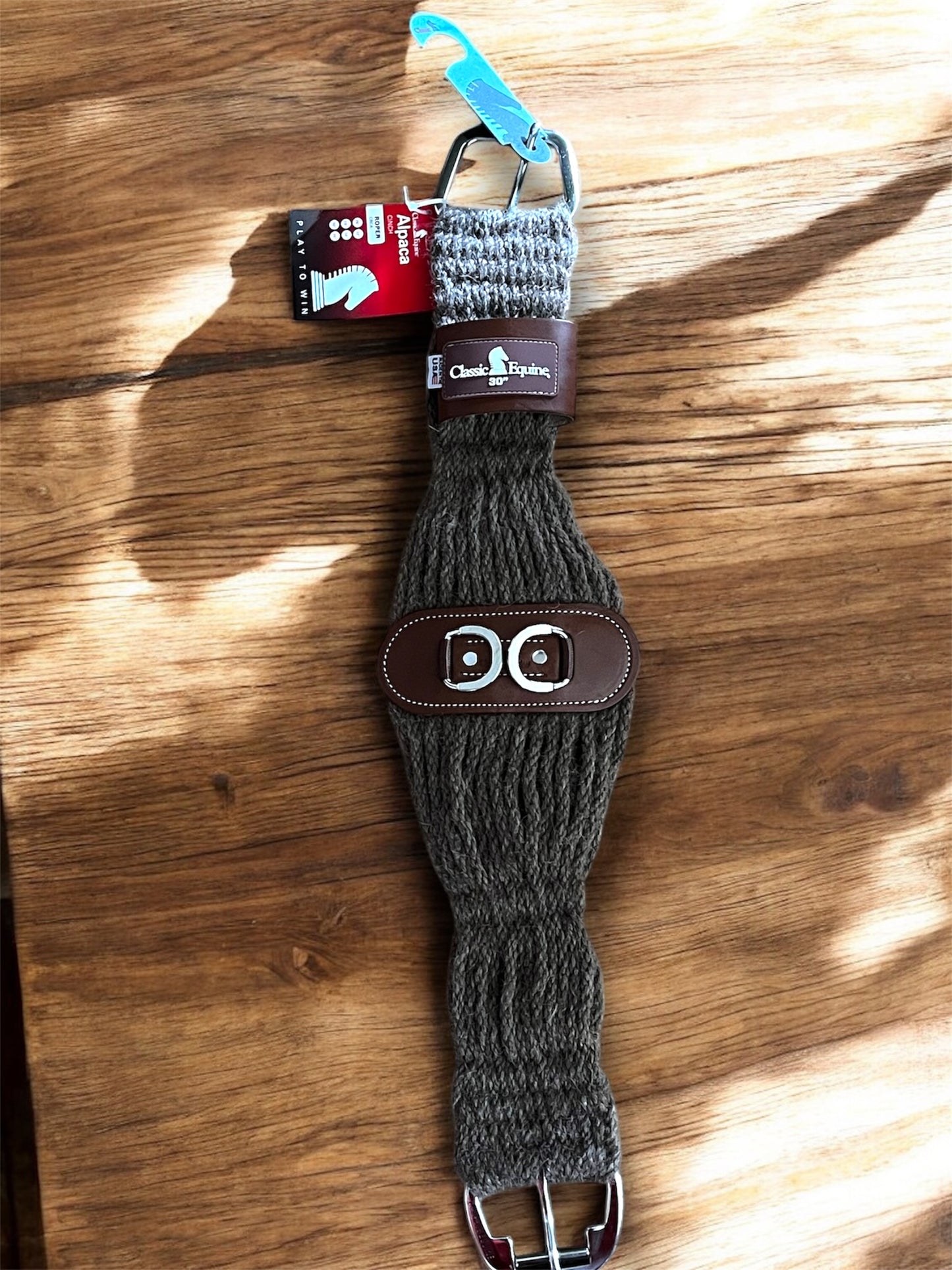 Sangle Roper Classic Equine en alpaga, confortable et résistante pour cheval