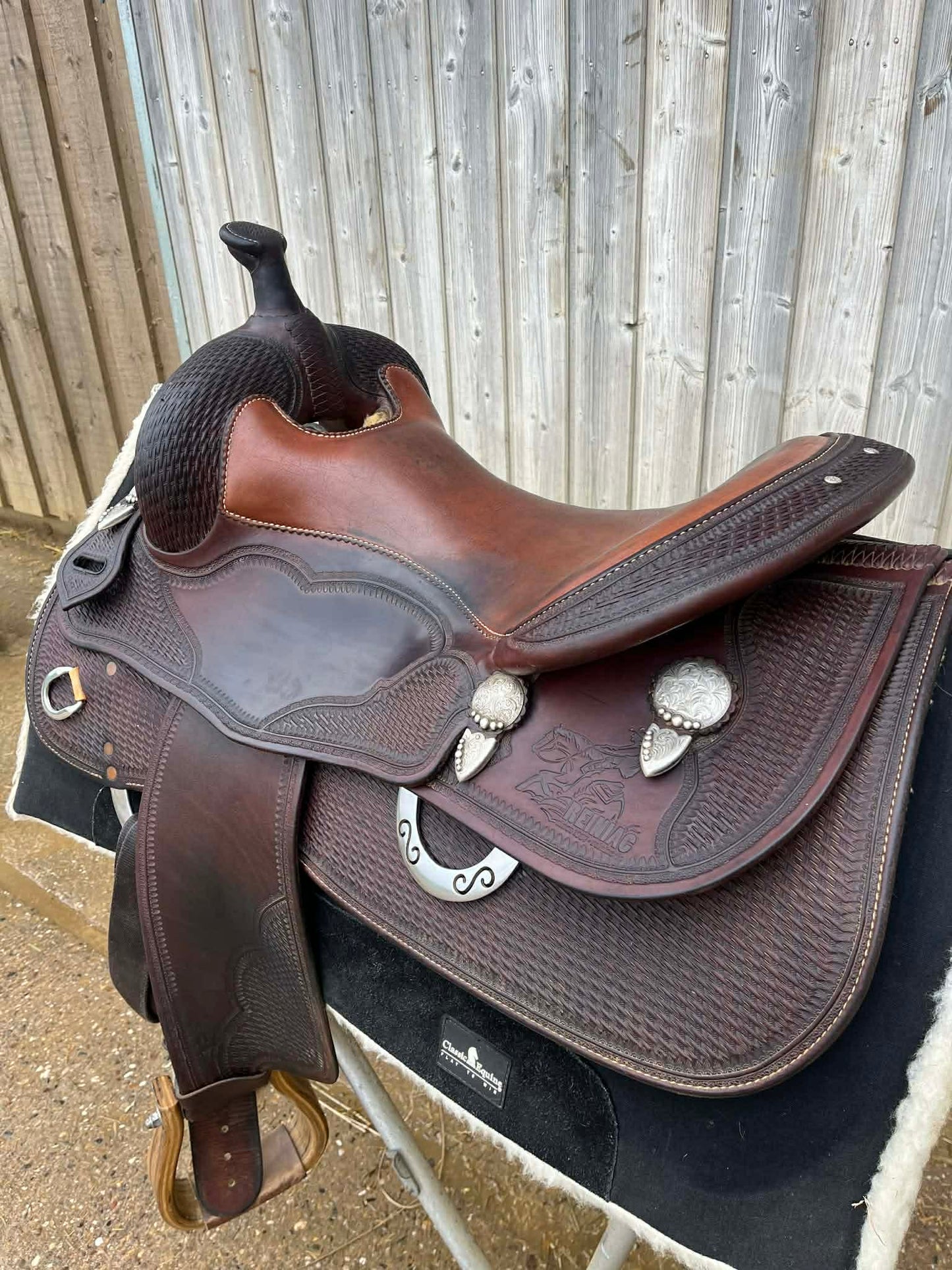 elle western reining Tom Winter Reiniac show
