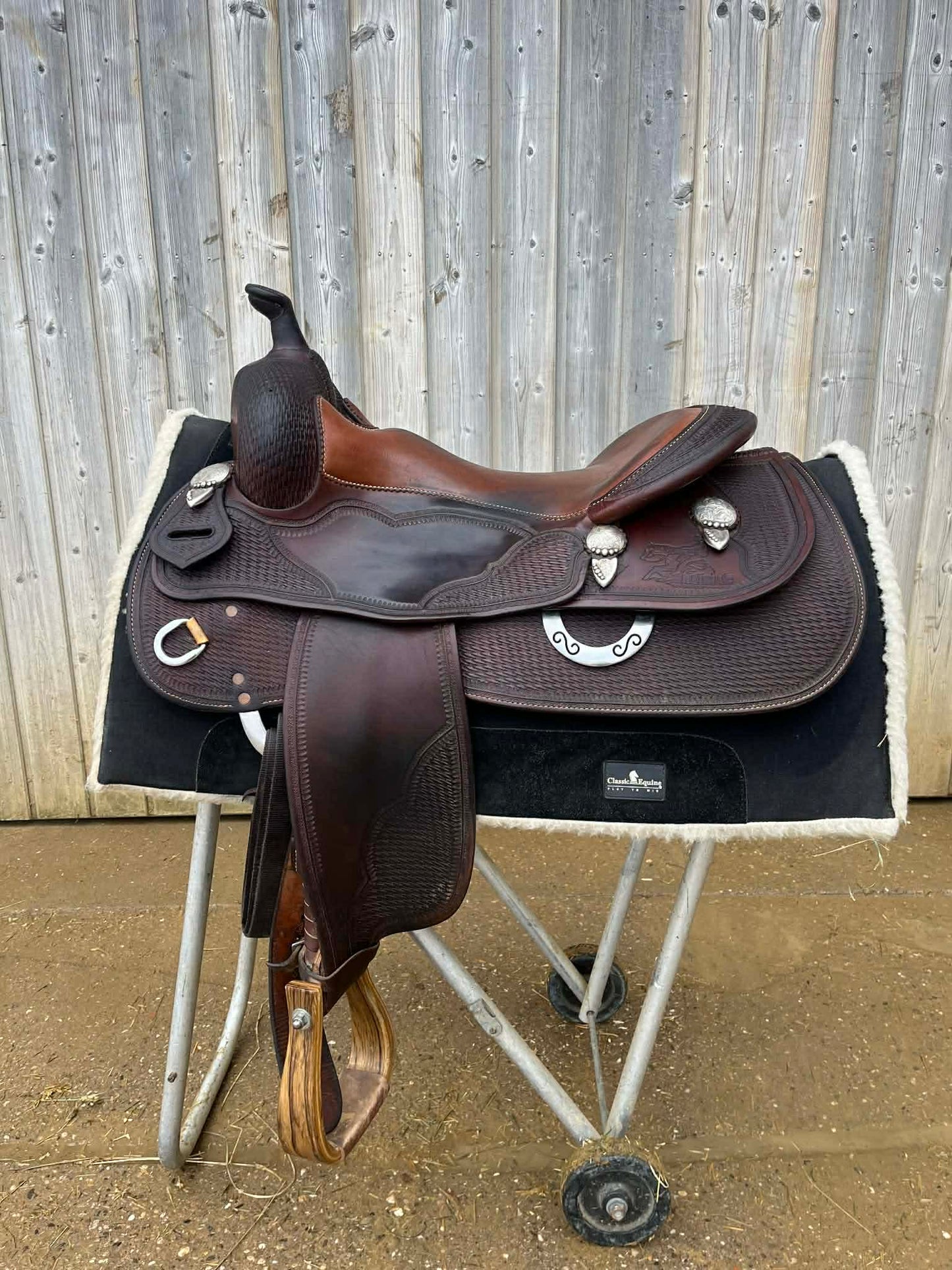 Selle de reining Tom Winter Reiniac pour compétition western