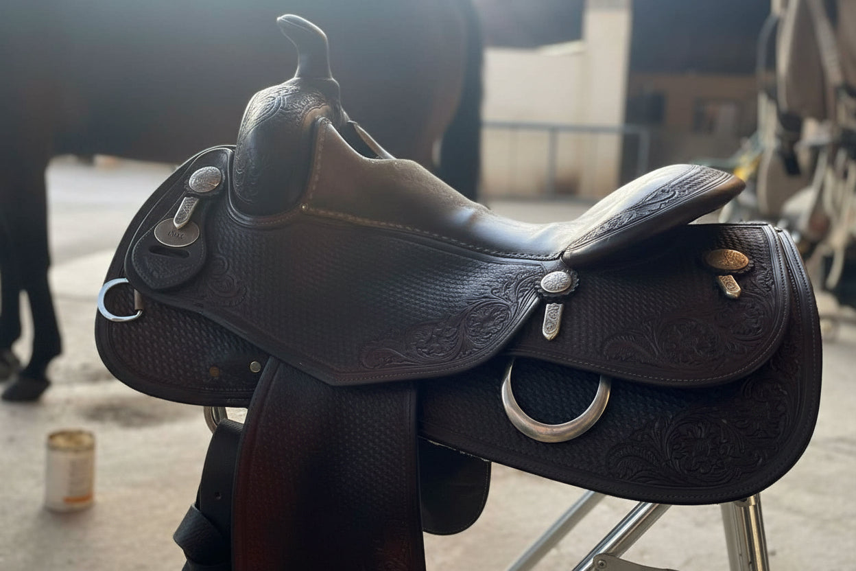 Selle western Bob Avila 16" – Arçon DL, siège double rembourré