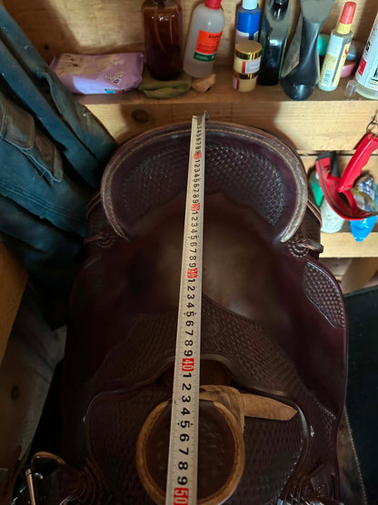 mesure du siege de la selle Billy Cook wade 16 pouce