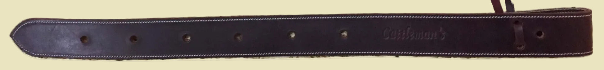 paire de straps en cuir pour fixer la back cinch à la selle western 
